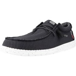 Tenisówki Hey Dude Model Wally Sport Kolor Czarny. Czarne trampki i tenisówki damskie PRO BRANDS, bez wzorów, z tkaniny, klasyczne, bez zapięcia. Za 296.30 zł.
