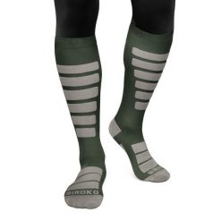 Skarpety narciarske unisex Siroko Aoraki. Szare skarpety damskie SIROKO, bez wzorów. Za 105.00 zł.