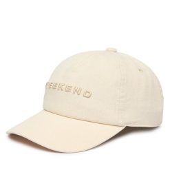 Czapka z daszkiem Weekend Max Mara. Brązowe czapki i kapelusze damskie Weekend Max Mara, bez wzorów. Za 339.99 zł.