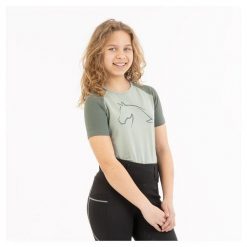 Koszulka dla dziewczynki BR Equitation Eevolv Ishaura. Fioletowe bluzki dla dziewczynek BR, bez wzorów, bez ramiączek. Za 152.00 zł.