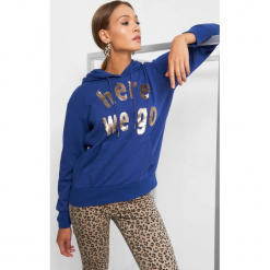 Bluza z napisem z cekinów. Bluzy damskie marki Orsay. W wyprzedaży za 60.00 zł.