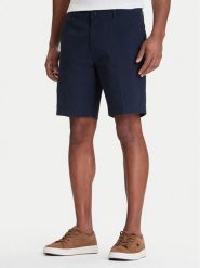 Quiksilver Szorty materiałowe EQYWS03890 Granatowy Regular Fit. Niebieskie szorty męskie Quiksilver, m, bez wzorów, z bawełny. Za 169.99 zł.