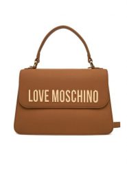 LOVE MOSCHINO Torebka JC4032PP1MKD0201 Brązowy. Brązowe torebki do ręki damskie Love Moschino, bez wzorów, ze skóry, bez dodatków. Za 519.99 zł.