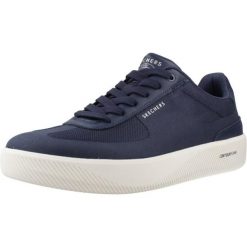 Buty SKECHERS ARCH FIT COURT BREAK COMODO Niebieski. Niebieskie trekkingi męskie Skechers. Za 296.99 zł.