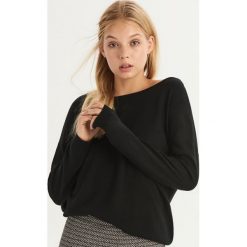 Sweter z wycięciem na plecach - Czarny. Swetry damskie marki Sinsay. Za 49.99 zł.