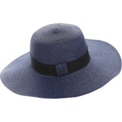 Granatowa Kapelusz Round. Żółte czapki i kapelusze damskie Born2be, z aplikacjami. Za 24.99 zł.
