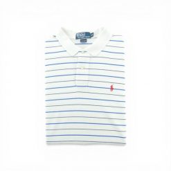 Second life - Polo Ralph Lauren koszulka męska krótki rękaw biała - Stan dobry. Białe koszulki sportowe męskie Ralph Lauren, l, bez wzorów, z materiału, bez kołnierzyka, bez ramiączek, na golfa. Za 97.94 zł.