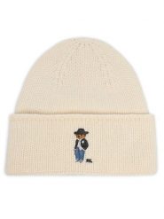 Polo Ralph Lauren Czapka 455P23854002 Kremowy. Białe czapki i kapelusze damskie Polo Ralph Lauren, na zimę, bez wzorów, z wełny. Za 419.99 zł.