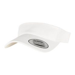 Zakrzywiona Czapka Z Daszkiem. Białe czapki i kapelusze damskie FLEXFIT, bez wzorów. Za 51.99 zł.