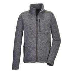 Bluza dzianinowa rozpinana na zamek męska Killtec GW 55. Niebieskie bluzy męskie KILLTEC, m, bez wzorów, z dzianiny, bez kaptura, trekkingowe. Za 299.99 zł.