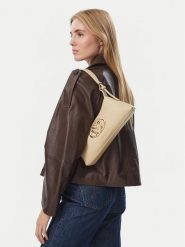 LOVE MOSCHINO Torebka JC4212PP0PKB0129 Beżowy jasny. Brązowe torebki do ręki damskie Love Moschino, bez wzorów, bez dodatków. Za 729.99 zł.