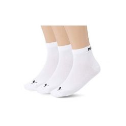 Skarpety dla dorosłych Puma Quarter Plain. Białe skarpety męskie Puma, bez wzorów. Za 45.99 zł.