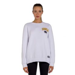 Bluza z okrągłym dekoltem Errea Graphic 51. Białe bluzy męskie ERREA, z bawełny, bez zapięcia, na fitness i siłownię. W wyprzedaży za 161.50 zł.