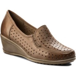 Półbuty LASOCKI - WI23-ADIA-05 Beżowy. Brązowe półbuty damskie Lasocki, z materiału. Za 149.99 zł.
