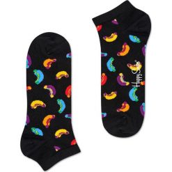 Happy Socks - Stopki Hot Dog. Czarne skarpety damskie Happy Socks, z bawełny. W wyprzedaży za 19.90 zł.