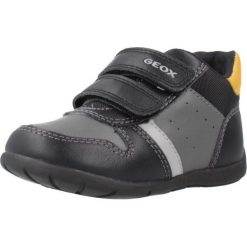 Buty GEOX B ELTHAN BOY Czarny. Czarne buty sportowe chłopięce Geox, bez wzorów, bez zapięcia, trekkingowe. Za 118.99 zł.