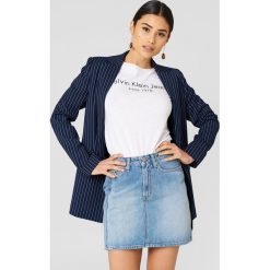 Calvin Klein Spódnica mini Vertical - Blue. Spódnice damskie marki Calvin Klein. W wyprzedaży za 202.47 zł.