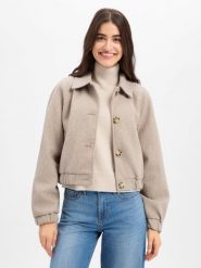 ONLY Kurtka na okres przejściowy Kobiety Sztuczne włókno szary, XL. Szare kurtki damskie Only, xl, bez wzorów, z włókna, bez kaptura. Za 249.95 zł.