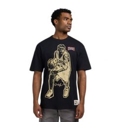 Koszulka Philadelphia 76ers Blockbuster Allen Iverson. Czarne koszulki sportowe męskie Mitchell & Ness, l, bez wzorów, bez kołnierzyka, bez ramiączek, do koszykówki. W wyprzedaży za 234.50 zł.