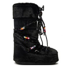 Śniegowce Moon Boot. Czarne śniegowce i trapery damskie Moon Boot. Za 1,099.00 zł.