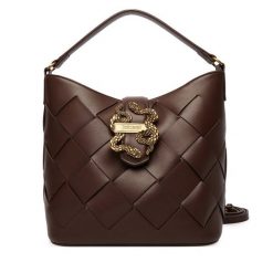 Torebka Just Cavalli. Brązowe torebki do ręki damskie Just Cavalli, bez wzorów, klasyczne, bez dodatków. Za 849.99 zł.