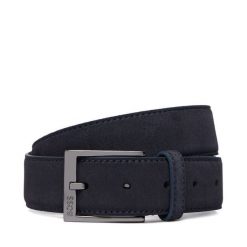 Pasek BOSS. Niebieskie paski damskie Boss, bez wzorów. Za 349.99 zł.