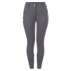 Damskie spodnie do jazdy konnej Cavallo Charlet. Szare spodnie materiałowe damskie CAVALLO, bez wzorów. W wyprzedaży za 670.00 zł.