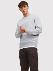 Jack & Jones Bluza Star 12208182 Szary Regular Fit. Szare bluzy męskie Jack & Jones, m, bez wzorów, z syntetyku, bez kaptura. Za 149.99 zł.