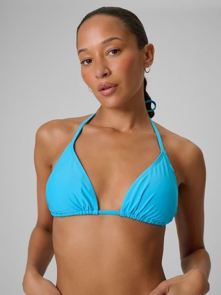 Góra od bikini damska 4F 4FWSS26UBKTF085. Niebieskie bikini damskie 4f, na lato, m, bez wzorów. Za 39.99 zł.