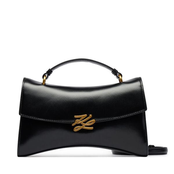 Torebka KARL LAGERFELD. Czarne torebki do ręki damskie KARL LAGERFELD, bez wzorów, klasyczne, bez dodatków. Za 1,154.99 zł.