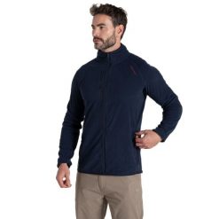 Męska Bluza Polarowa Bromsgrove Nosilife Full Zip Golf Fleece Jacket. Niebieskie bluzy męskie Craghoppers, m, bez wzorów, z materiału, bez kaptura. Za 419.99 zł.