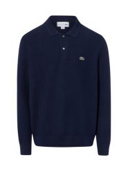 Lacoste swetry z dzianiny Mężczyźni Bawełna (100%) niebieski, 6. Niebieskie swetry przez głowę męskie Lacoste, l, bez wzorów, z bawełny, bez kołnierzyka. Za 799.95 zł.