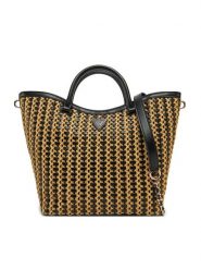 Guess Torebka HWWG96 47220 Czarny. Czarne torebki do ręki damskie Guess, z aplikacjami, ze skóry, bez dodatków. Za 499.99 zł.