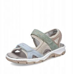 Rieker Rieker Sandals 68866-94 Wielokolorowe 39. Sandały damskie Rieker, bez wzorów, bez obcasa, bez zapięcia. Za 265.20 zł.