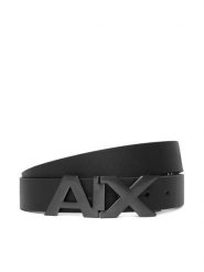 Armani Exchange Pasek 951058 CC505 M8307 Czarny. Czarne paski damskie Armani Exchange, bez wzorów, ze skóry. Za 299.99 zł.