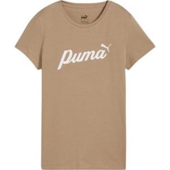 Koszulka sportowa damska Puma ESS Script. Białe koszulki sportowe damskie Puma, s, bez wzorów, bez kołnierzyka, bez ramiączek. Za 159.00 zł.