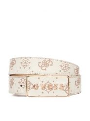 Guess Pasek Damski BW9307 P5430 Beżowy. Brązowe paski damskie Guess, z aplikacjami, ze skóry. Za 141.00 zł.