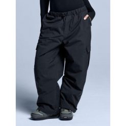 Spodnie narciarskie - Unisex - Luźny krój - Park - Czarne. Czarne spodnie materiałowe damskie POEDERBAAS, bez wzorów, z poliesteru. Za 698.52 zł.