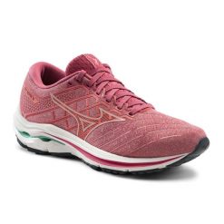 Buty do biegania Kobieta Mizuno Wave Inspire 18 róża. Brązowe obuwie sportowe damskie Mizuno, bez wzorów, z materiału, do biegania, mizuno wave. Za 349.44 zł.