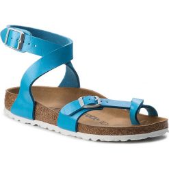 Japonki BIRKENSTOCK - Yara 1008851 Graceful Ocean. Niebieskie klapki damskie Birkenstock, ze skóry ekologicznej. W wyprzedaży za 189.00 zł.
