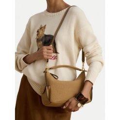 Torebka LAUREN RALPH LAUREN. Brązowe torebki do ręki damskie Lauren Ralph Lauren, bez wzorów, klasyczne, bez dodatków. Za 1,799.00 zł.
