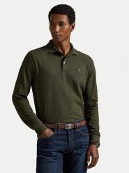 Polo Ralph Lauren Polo 710955081010 Zielony Slim Fit. Zielone koszulki polo męskie Polo Ralph Lauren, m, bez wzorów, z bawełny, bez ramiączek. Za 619.99 zł.
