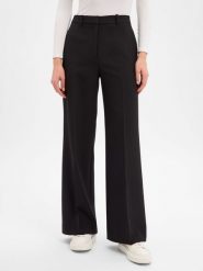 HUGO Damskie spodnie materiałowe - Hasmina Kobiety Sztuczne włókno czarny jednolity, 40. Czarne spodnie materiałowe damskie Hugo, s, bez wzorów, z materiału. Za 849.95 zł.