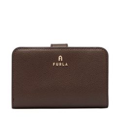 Portfel Furla. Brązowe portfele damskie Furla, bez wzorów. Za 719.99 zł.