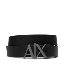 Pasek Męski Armani Exchange. Czarne paski damskie Armani Exchange, bez wzorów. Za 209.99 zł.