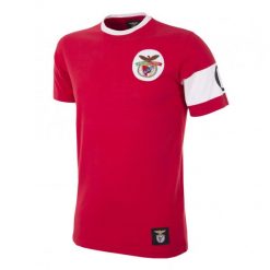Koszulka retro dla dorosłych - Capitão do SL Benfica - Czerwony. Czerwone koszulki sportowe męskie COPA FOOTBALL, xl, bez wzorów, bez kołnierzyka, bez ramiączek, do piłki nożnej. Za 211.91 zł.