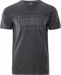 Magnum KOSZULKA MAGNUM ESSENTIAL T-SHIRT 2.0 BLACK MELANGE M. Czarne t-shirty męskie MAGNUM, m, bez wzorów, bez kołnierzyka. Za 45.04 zł.