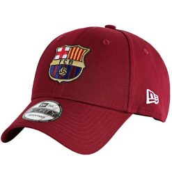 Czapka z daszkiem męska Core 9Forty FC Barcelona Cap. Czerwone czapki i kapelusze męskie New Era, na lato, bez wzorów, z bawełny, sportowe. Za 125.65 zł.