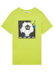 Original Marines T-Shirt DFP4341YM Zielony Regular Fit. Zielone t-shirty dla chłopców Original Marines, bez wzorów, z bawełny, bez ramiączek. Za 59.99 zł.