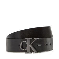Pasek Męski Calvin Klein Jeans. Czarne paski damskie Calvin Klein Jeans, bez wzorów, z jeansu. Za 249.99 zł.